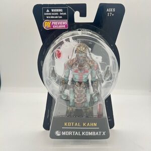 Mortal Kombat X Kotal‎ Kahn PX Previews Exclusive Action Figure Mezco 2015